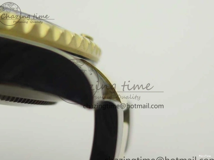 MiroTime 0410 Affordable Submariner 116613 LB Noob 1:1 Best Edition YG Wrapped Bezel Blue Dial on SS YG Bracelet A2836 V 3413